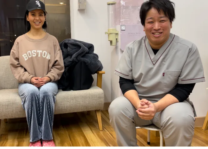 ご来院のお客様と院長