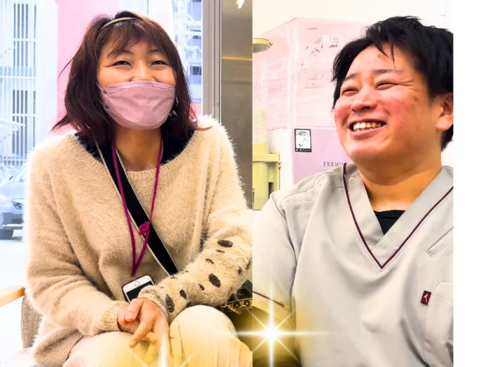 ご来院のお客様と院長